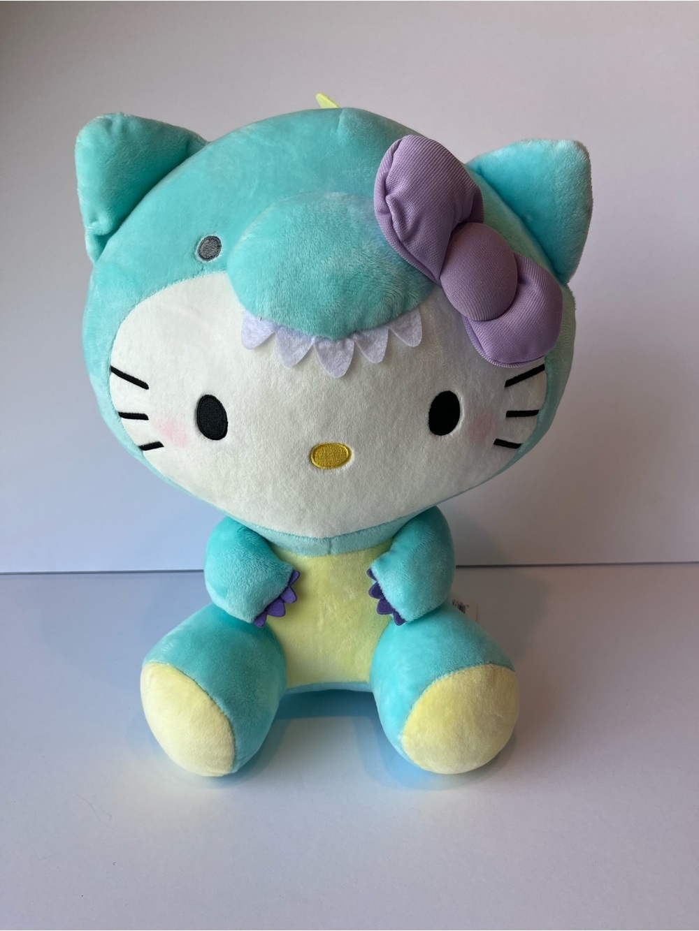 Hello Kitty Sanrio Dinosaur Costume Green Plush NWT 12.6”